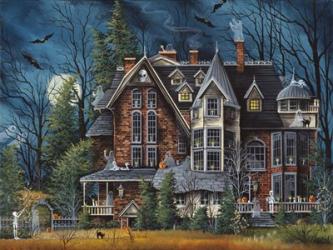 Decorating the Haunted House | Obraz na stenu