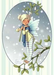 Mistletoe Fairy | Obraz na stenu