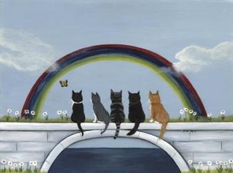 Rainbow Bridge Kitties | Obraz na stenu