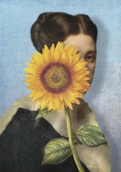Girl with Sunflower | Obraz na stenu