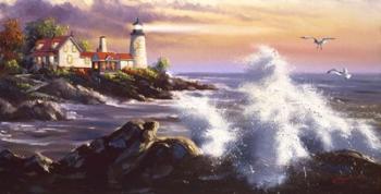 Lighthouse Waves | Obraz na stenu