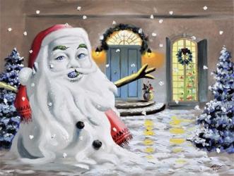 Santa Snowman | Obraz na stenu