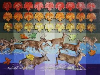 Deer Run | Obraz na stenu