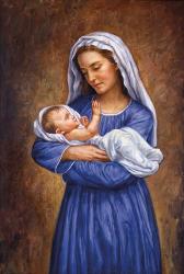 Mary And Baby Jesus | Obraz na stenu