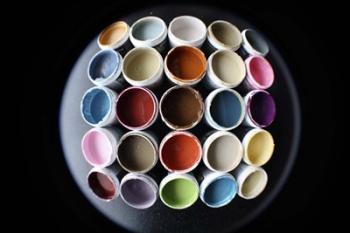 Color Cups & Tape 18 | Obraz na stenu
