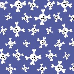 Skull Pattern Blue | Obraz na stenu