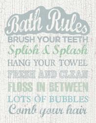 Bath Rules | Obraz na stenu