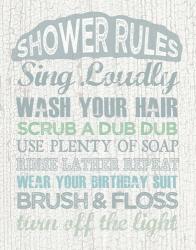 Shower Rules | Obraz na stenu