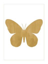 Gold Butterfly | Obraz na stenu