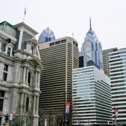 Downtown Philly (Color) | Obraz na stenu