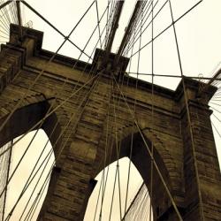 Brooklyn Bridge II (sepia) (detail) | Obraz na stenu