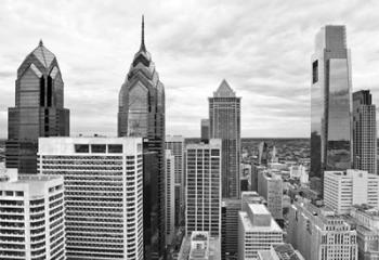 Philly Skyline (b/w) | Obraz na stenu