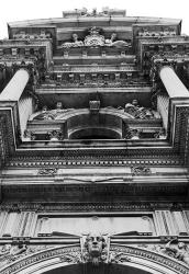 City Hall, Looking Up (b/w) | Obraz na stenu