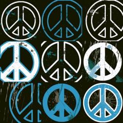 Peace Mantra (Blue) | Obraz na stenu