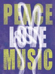 Peace Love Music | Obraz na stenu