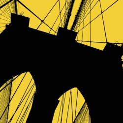 Brooklyn Bridge (Yellow) | Obraz na stenu