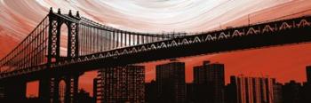 Manhattan Bridge Aura | Obraz na stenu