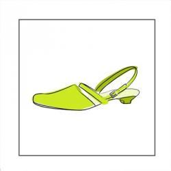 Green Sandal 1 | Obraz na stenu