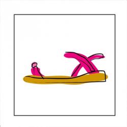 Pink Sandal | Obraz na stenu