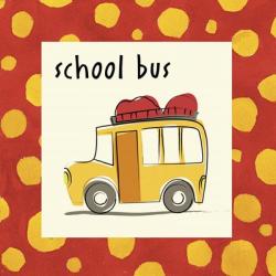 School Bus with Border | Obraz na stenu