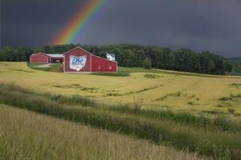 Ohio Farm Rainbow | Obraz na stenu