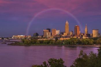 Rainbow over Cleveland | Obraz na stenu