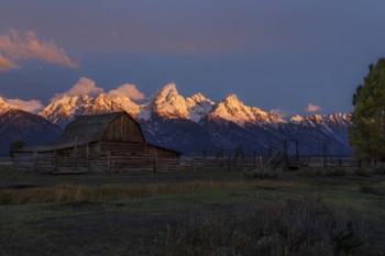 Moulton Barn At Sunrise | Obraz na stenu