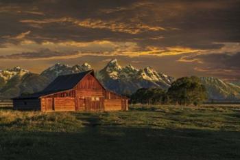 Moulton Barn Sunrise | Obraz na stenu