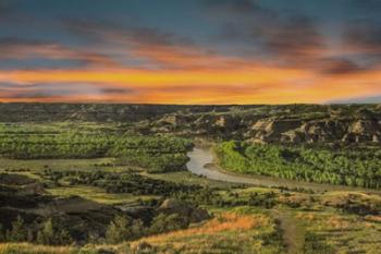 Sunrise At River Bend Overlook | Obraz na stenu