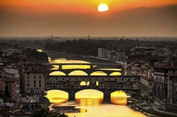 Sunset in Florence | Obraz na stenu