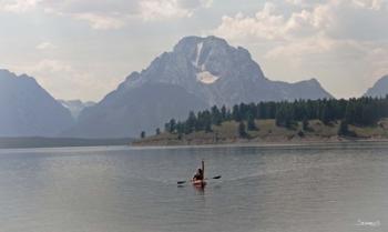 Canoeing In Teton | Obraz na stenu