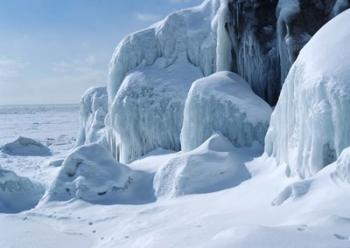 Lake Superior Winter Snow 20 | Obraz na stenu