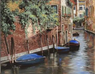 Barche Blu A Venezia | Obraz na stenu