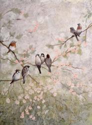 Decorazione Con 8 Uccelli | Obraz na stenu
