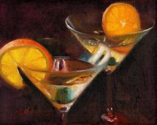 Orange Martini Cocktail | Obraz na stenu