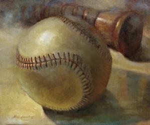 Baseball with Bat | Obraz na stenu