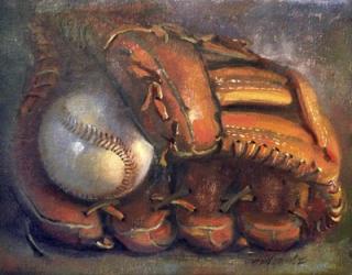 Baseball with Mitt 7 | Obraz na stenu