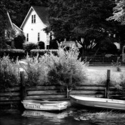 Two Dinghys And A House | Obraz na stenu