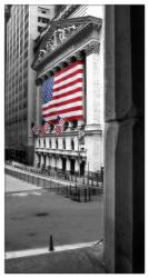 NY Stock Exchange B&W/Color | Obraz na stenu
