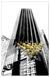 NY Trump Tower Colored B&W | Obraz na stenu