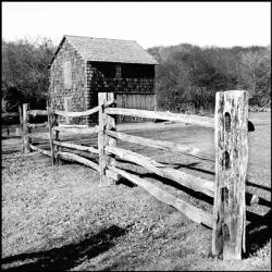 Fence And Barn | Obraz na stenu