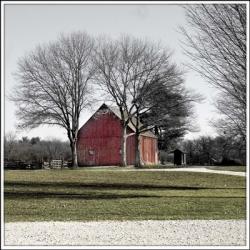 Country Barn Circa 1865 | Obraz na stenu