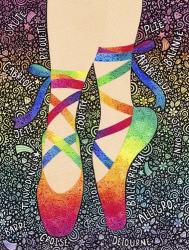 Rainbow Ballet Slippers | Obraz na stenu