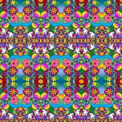 Doves And Flowers | Obraz na stenu