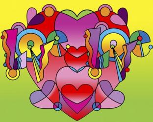Love Color Heart | Obraz na stenu
