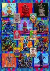 Pop Art Robots | Obraz na stenu