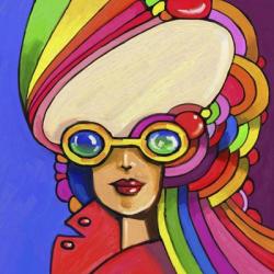 Pop Sunglasses Lady | Obraz na stenu