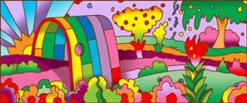 Rainbow Tunnel | Obraz na stenu
