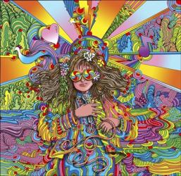 Hippie Chick Swril Glasses | Obraz na stenu