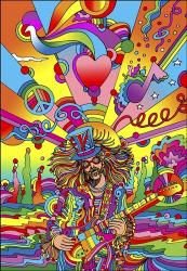 Hippie Musician 3 | Obraz na stenu